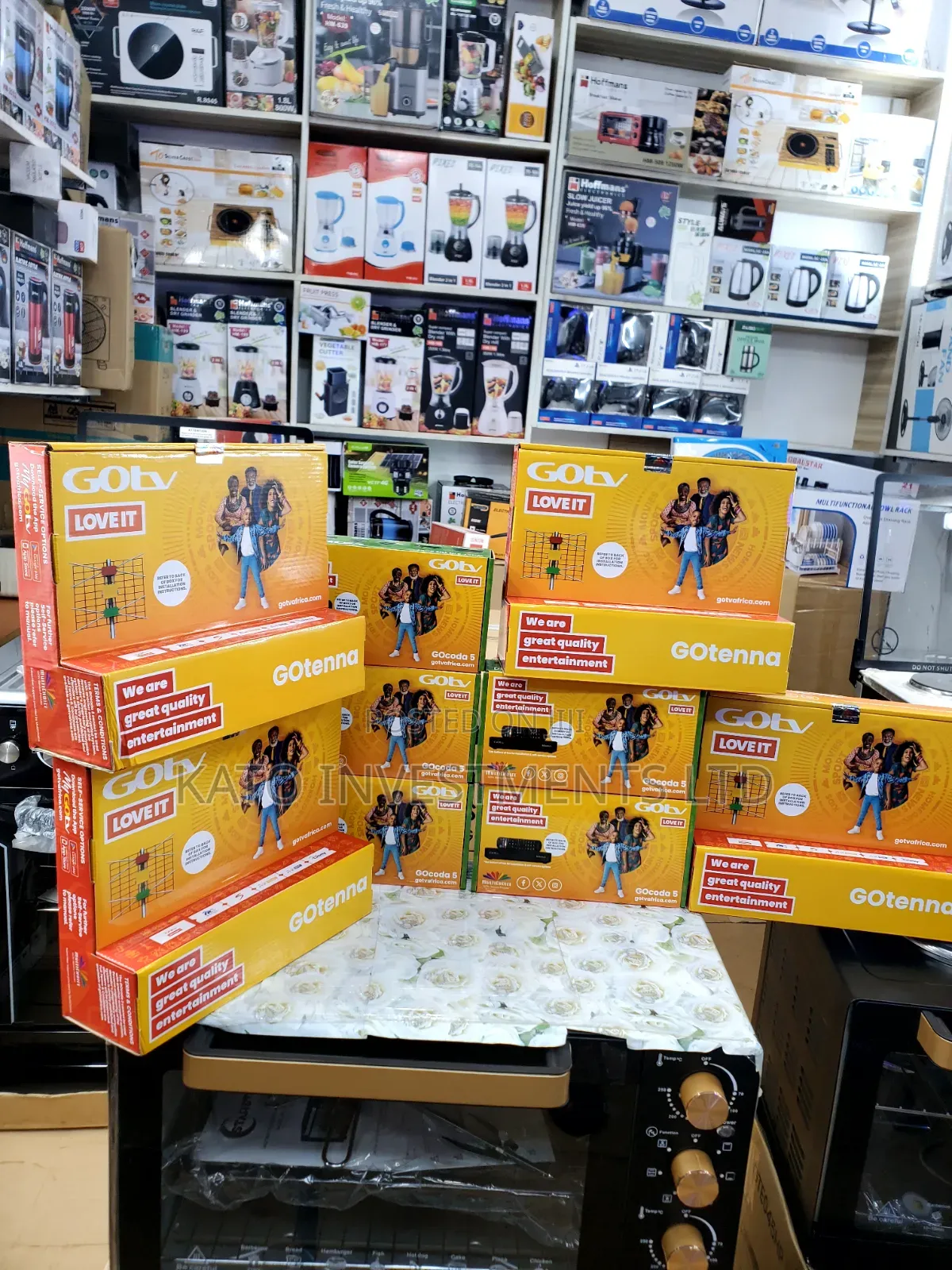 Go Tv Full Kit Decoder Anttena