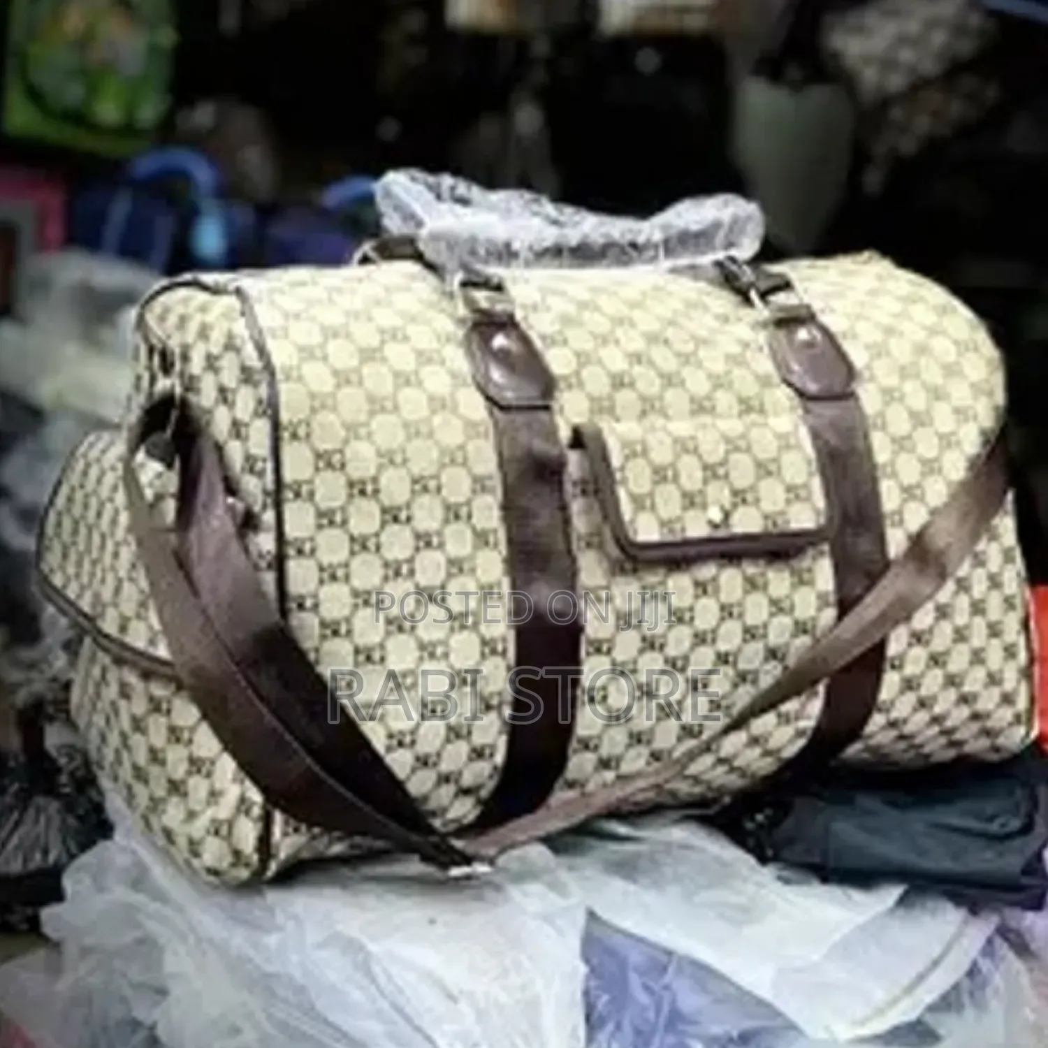 Montana Duffle Brown Travel Bag - Big