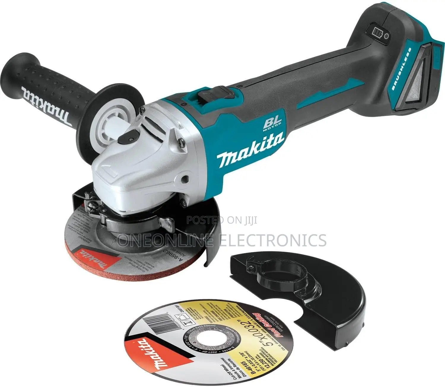 Cordless Angle Grinder 2 Batteries Rechargeable