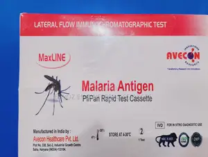 Maxline Malaria Antigen Pf/Pan Rapid Test Cassette (Pack of 25)