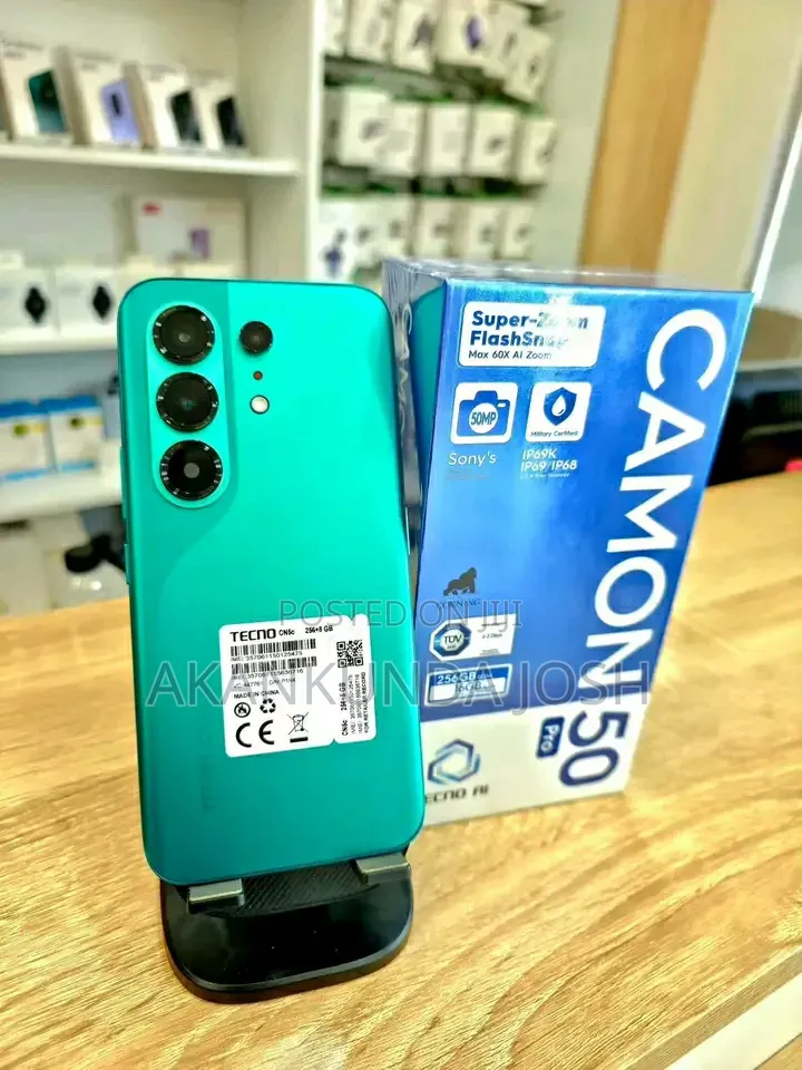 New Tecno Camon 50 Pro 256 GB Green