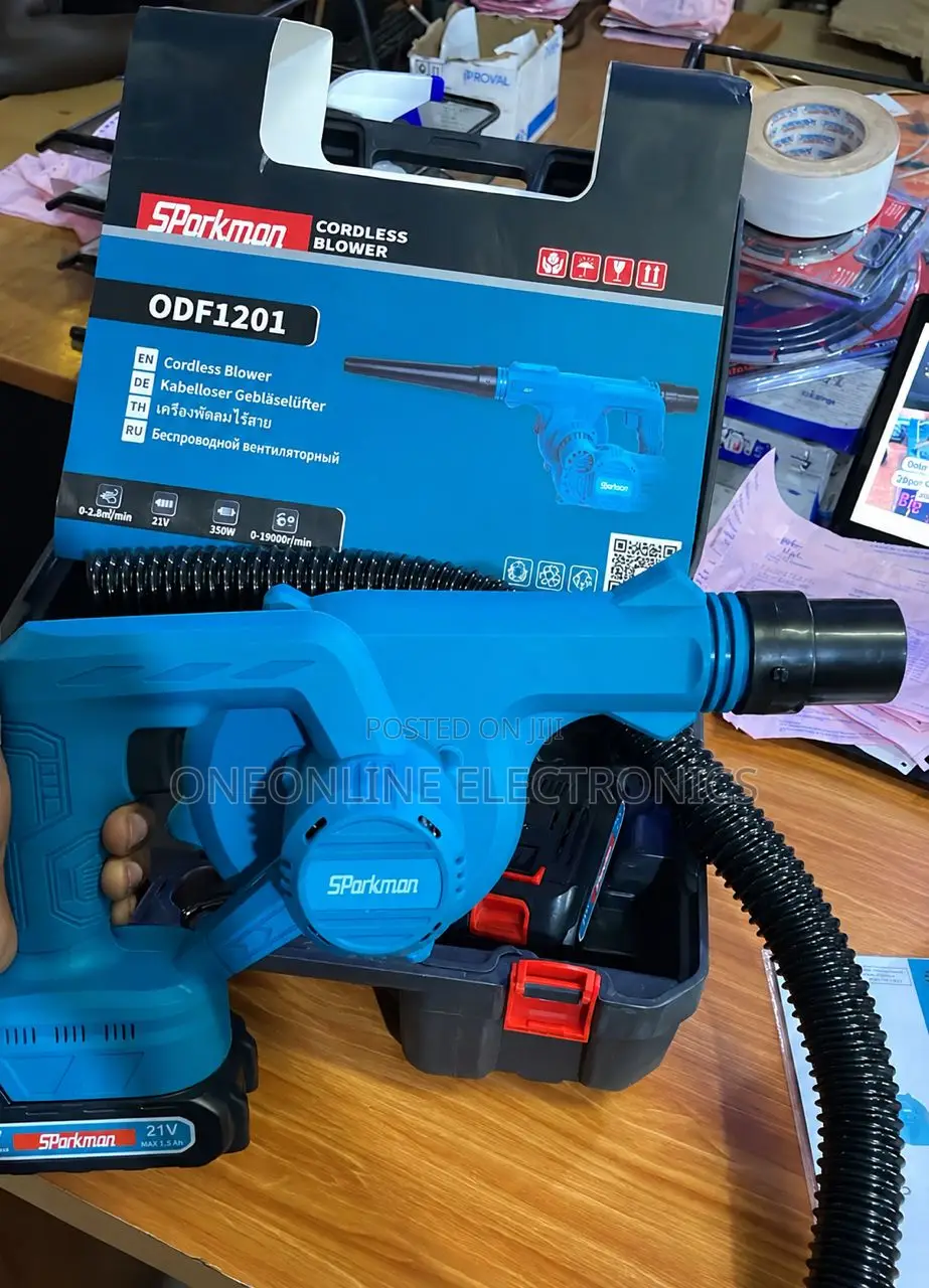 Cordless Blower With 2 Batteries