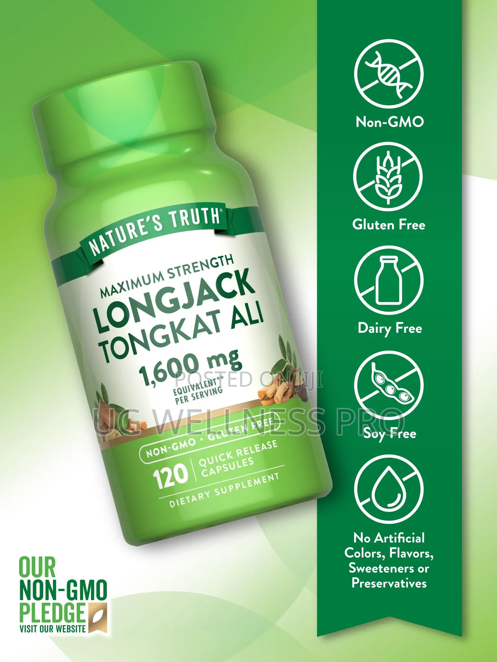 Nature's Truth Tongkat Ali Is a Maximum-Strength 120 Capsules