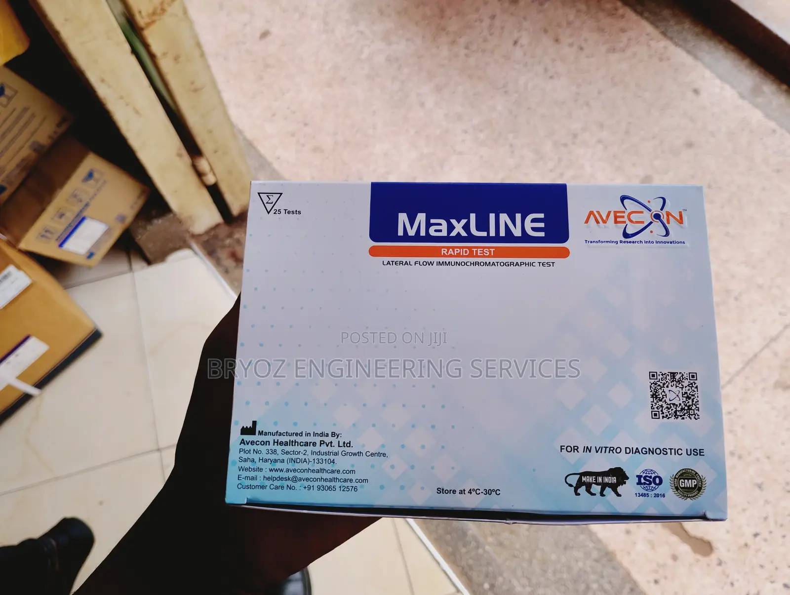 Typhoid Ab Maxline Rapid Test Kit - Tests 40
