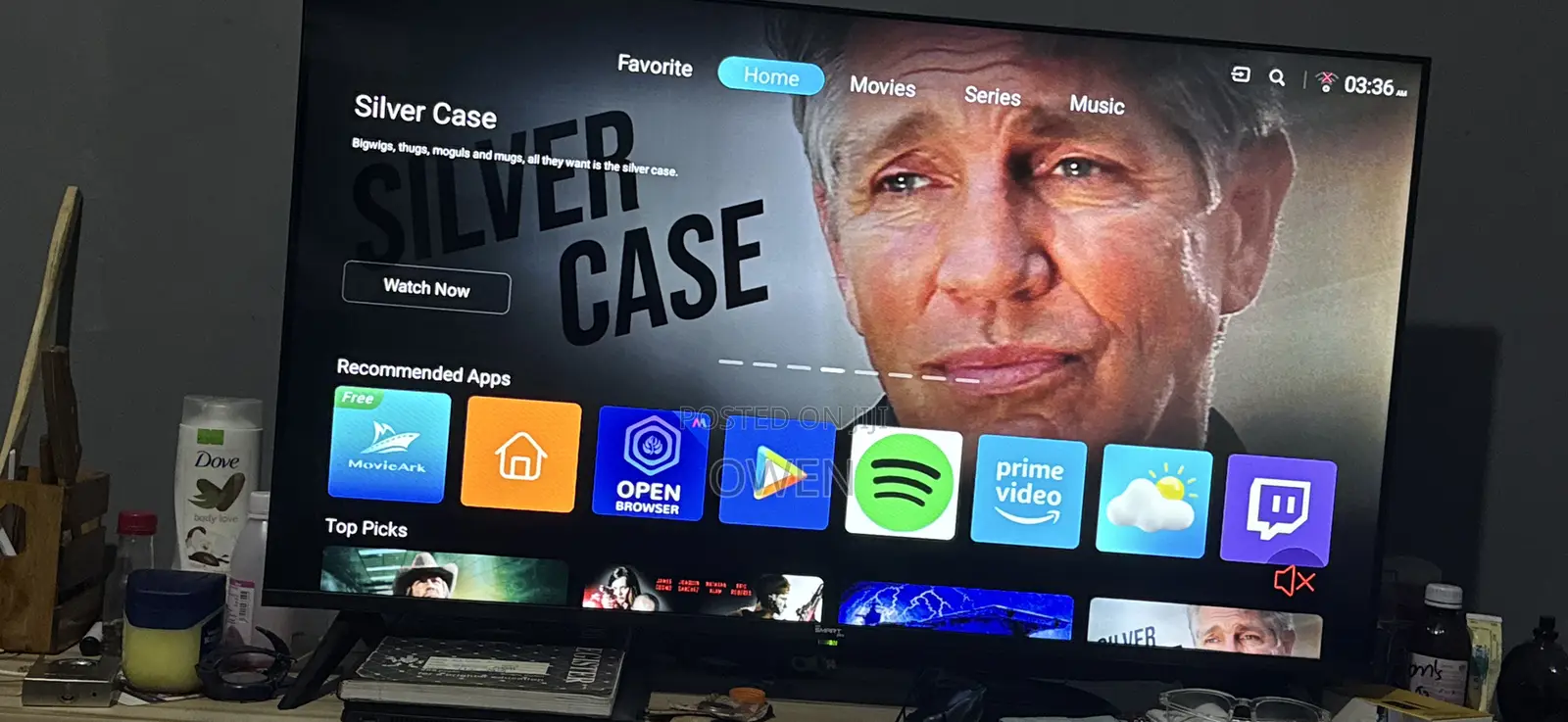 Frameless Android Tv