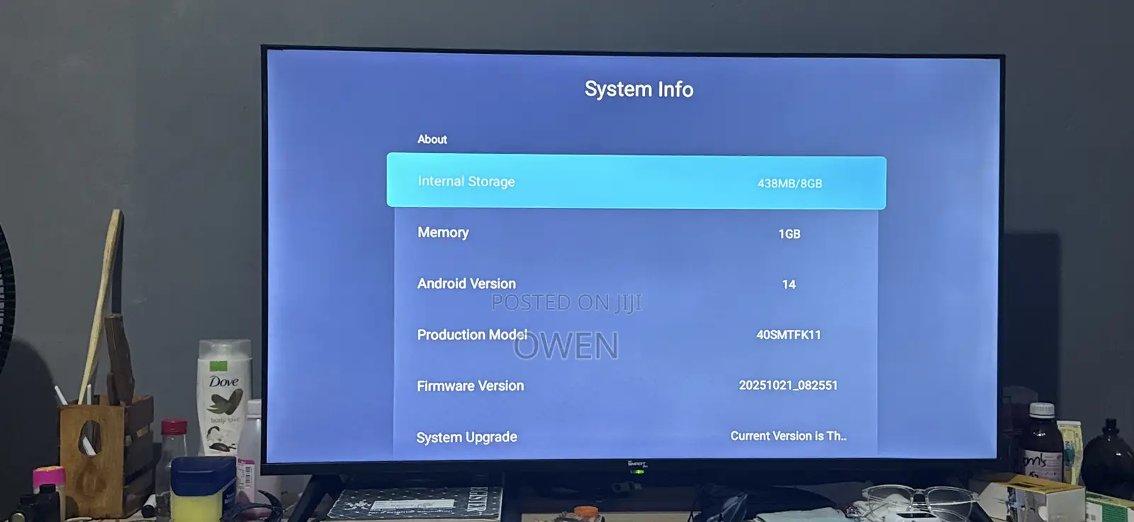 Frameless Android Tv