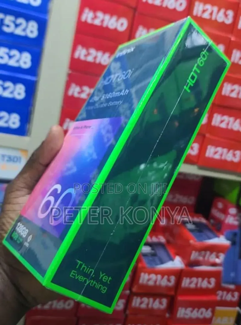 New Infinix Hot 60i 128 GB Black