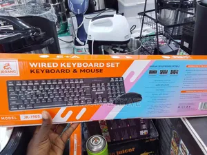 Jeqang Wired Keyboard and Mouse Set.