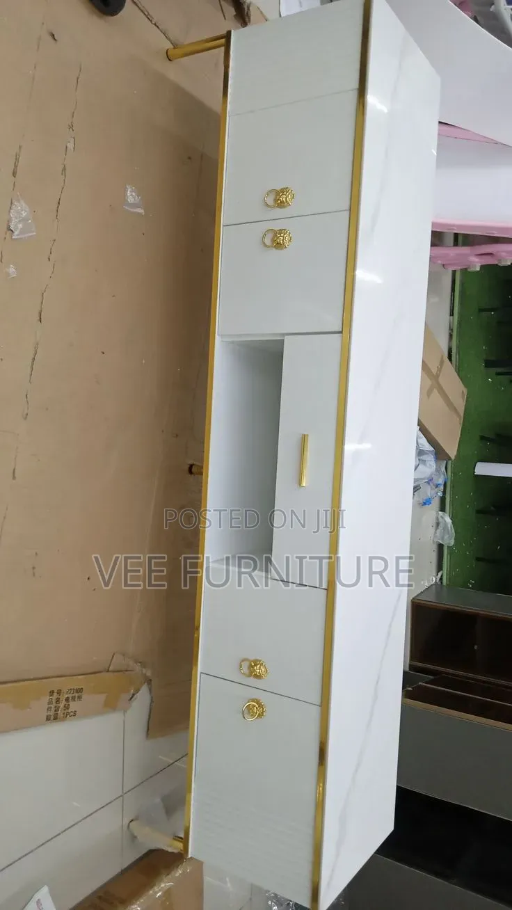 Modern Black Yellow Tv Stand – Gloss Finish, 3 Drawers