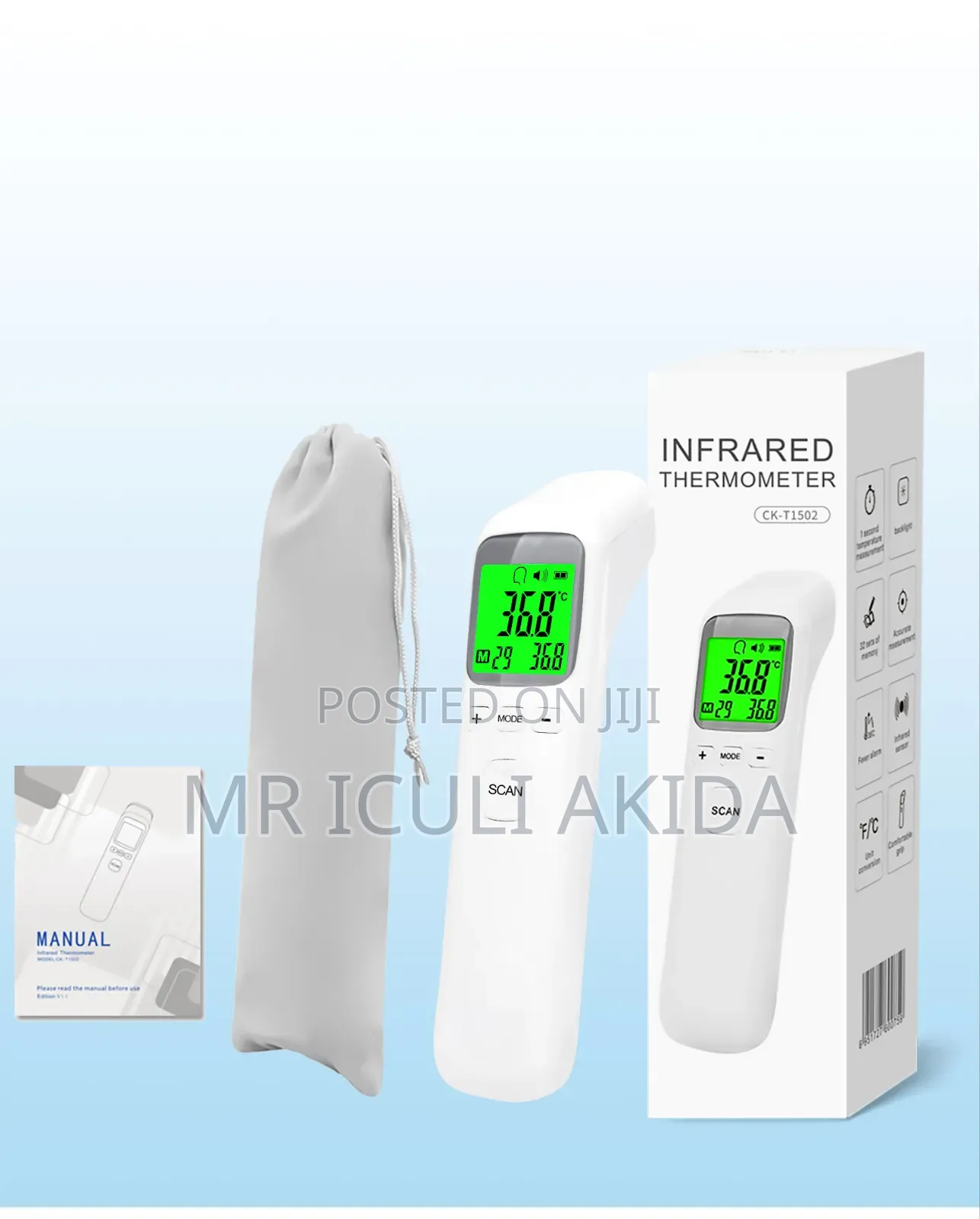 Professional Non Contact Infrared Digital Thermometer