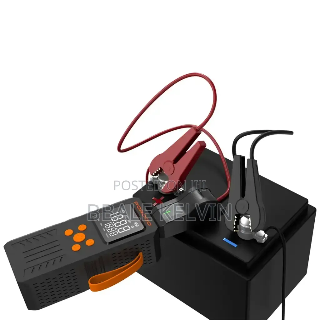 Porodo 4in1 Multi Tool Inflator Jump Starter With 150psi, 15200mah