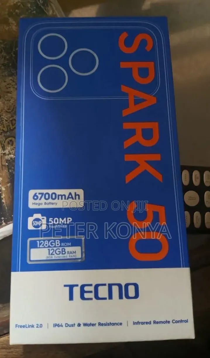 New Tecno Spark 50 128 GB Blue