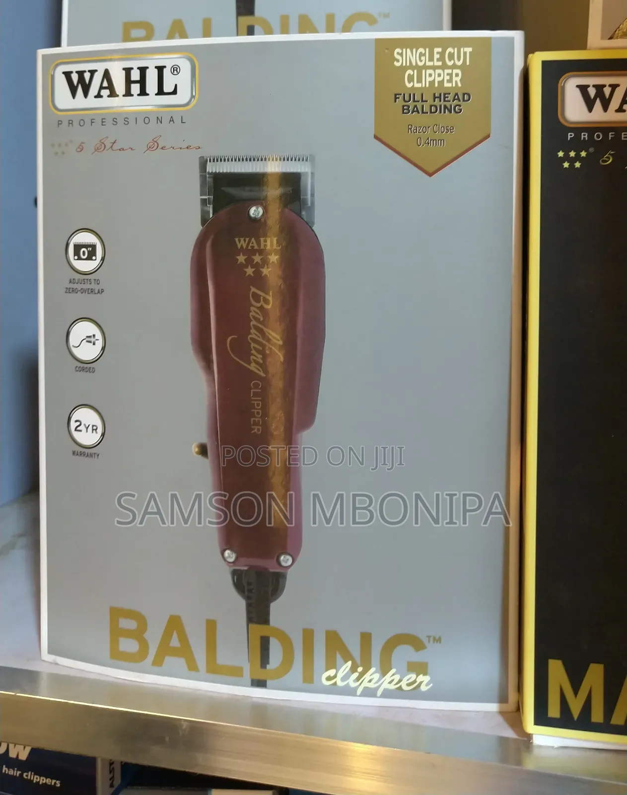 Wahl Balding Hair Clipper; Professional 5-Star