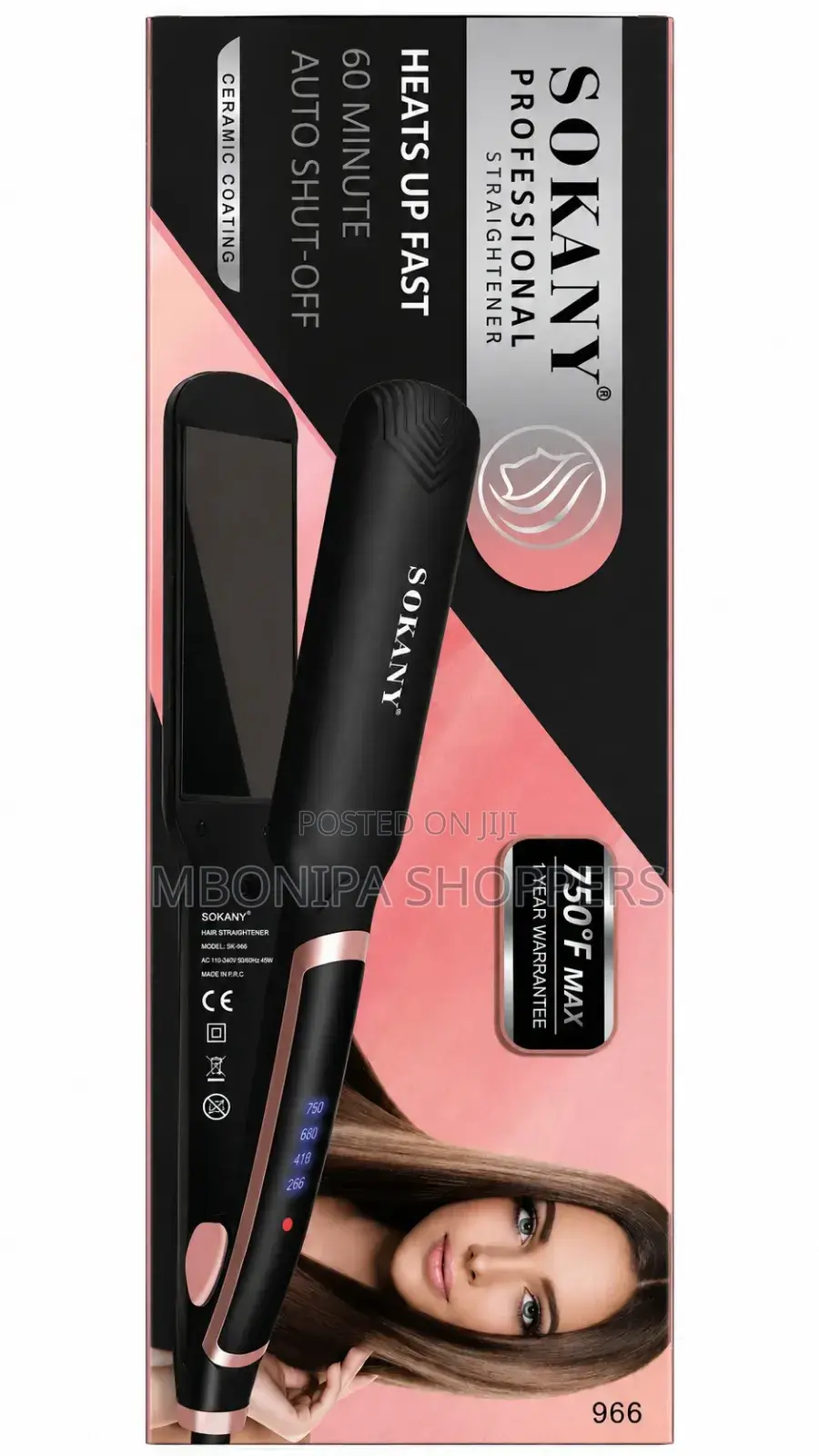 Sokany Professional Hair Straightener
