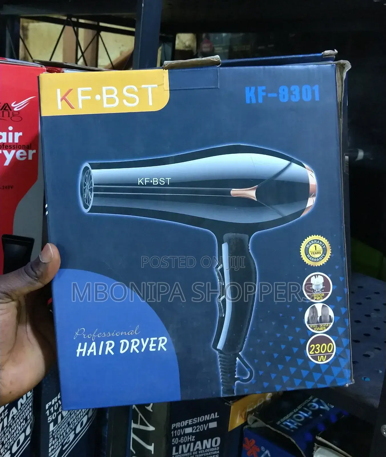 Professional Hair Dryer- Black