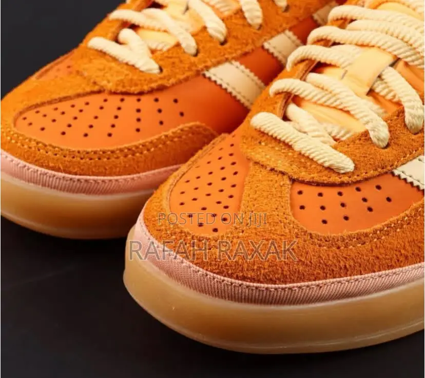 Orange Adidas Bad Bunnyx Gazelle Sneakers