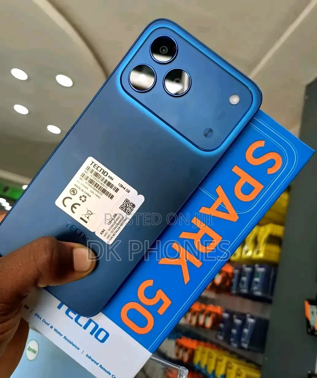 New Tecno Spark 50 128 GB Blue