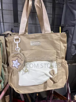 Korean-Style Kawaii Animal Canvas Tote Bag