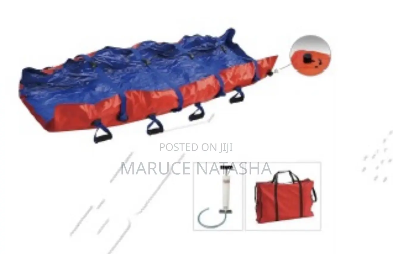 Transport Patient Rescue Stretcher With a Vacuum Mattress