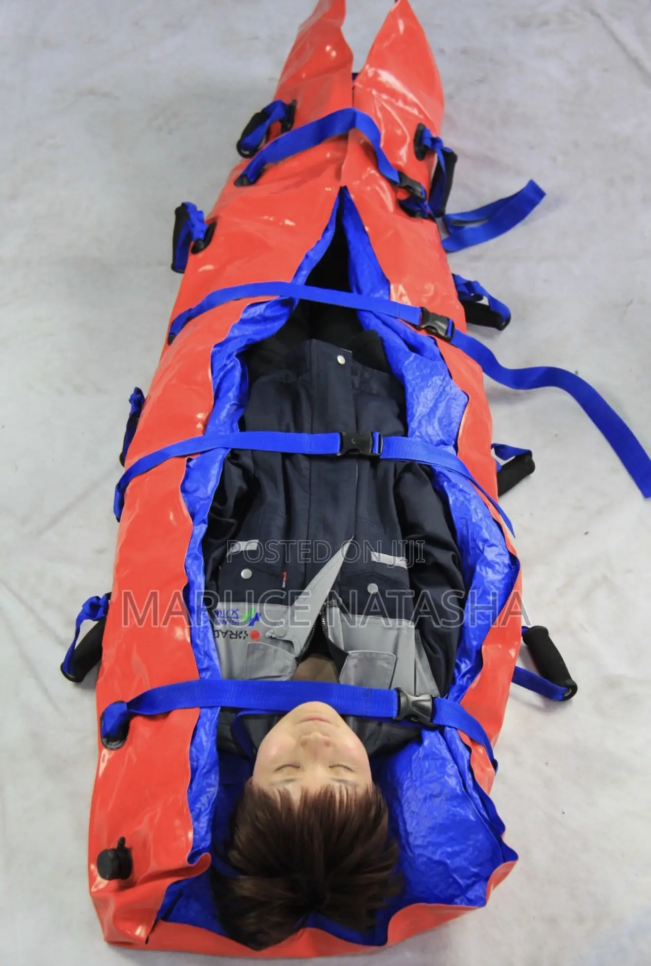 Transport Patient Rescue Stretcher With a Vacuum Mattress