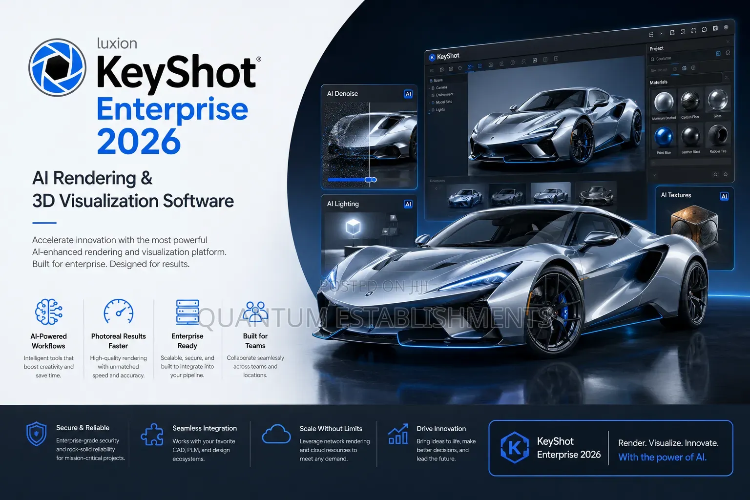 Luxion Keyshot Enterprise 2026 Ai Rendering and Visualization Software