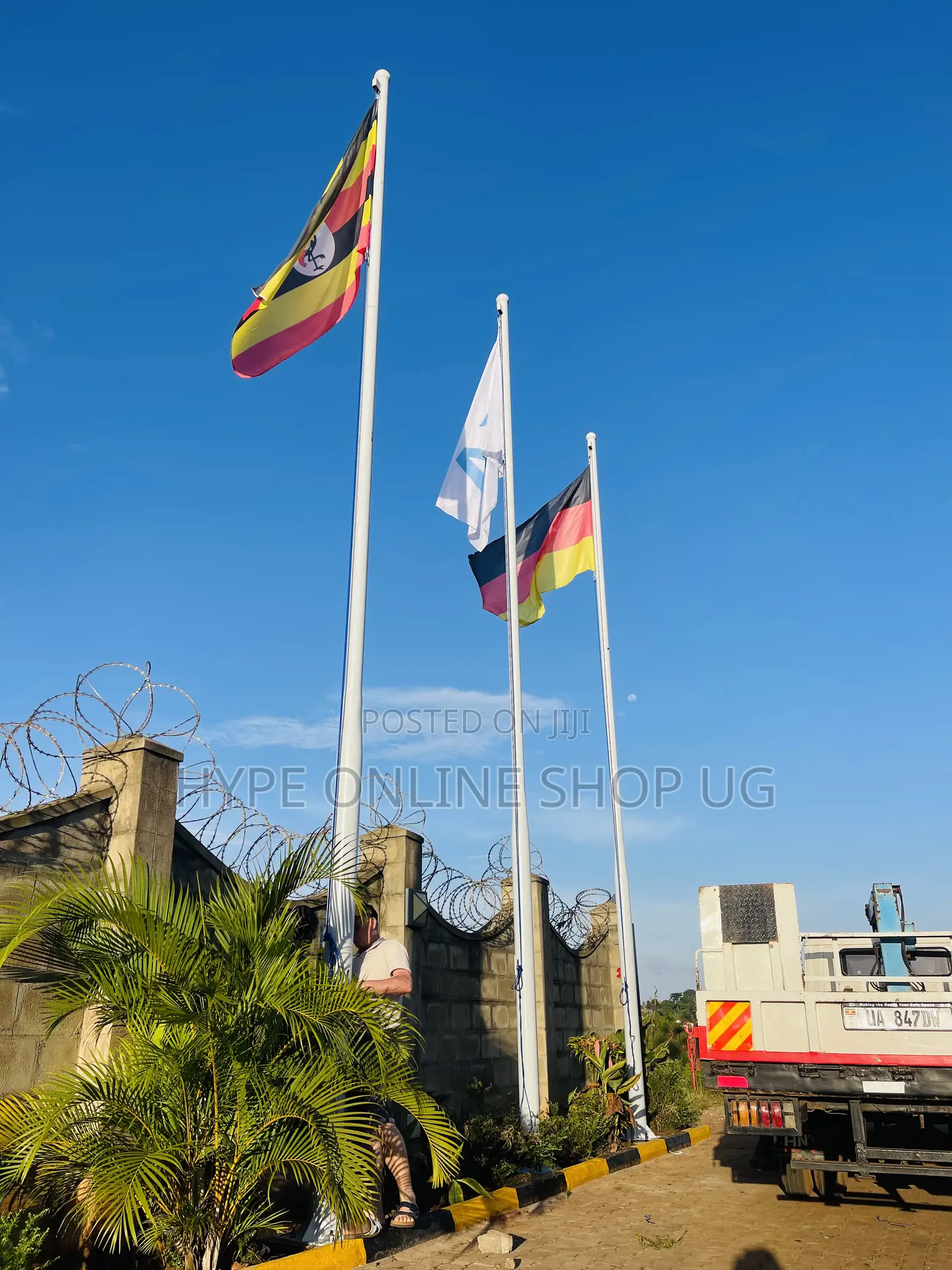 Ideal For Displaying Long Flag Poles