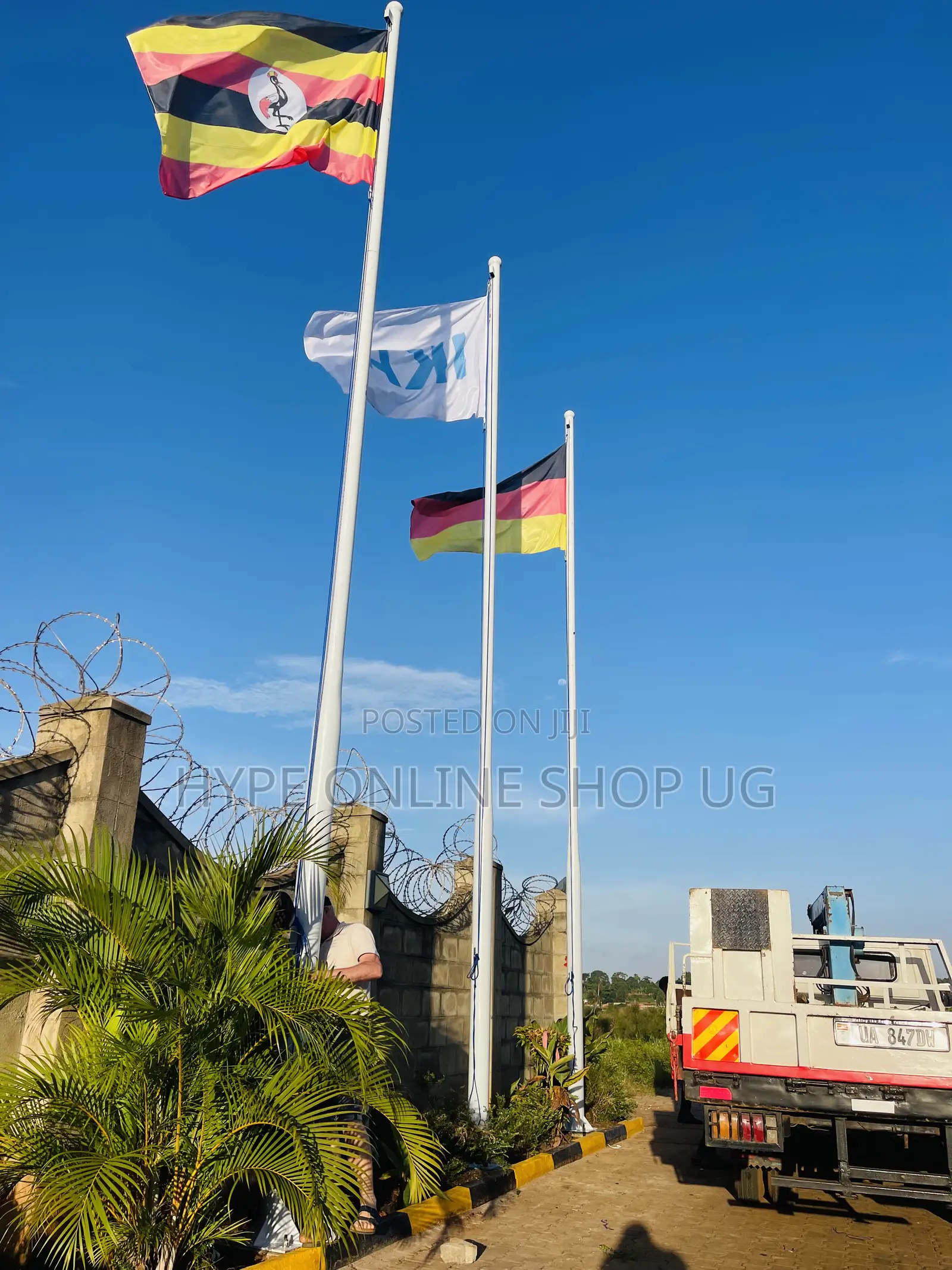 Ideal For Displaying Long Flag Poles