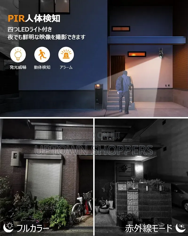Security Camera Wireless Outdoor Solar Outdoor Camera With 360° View