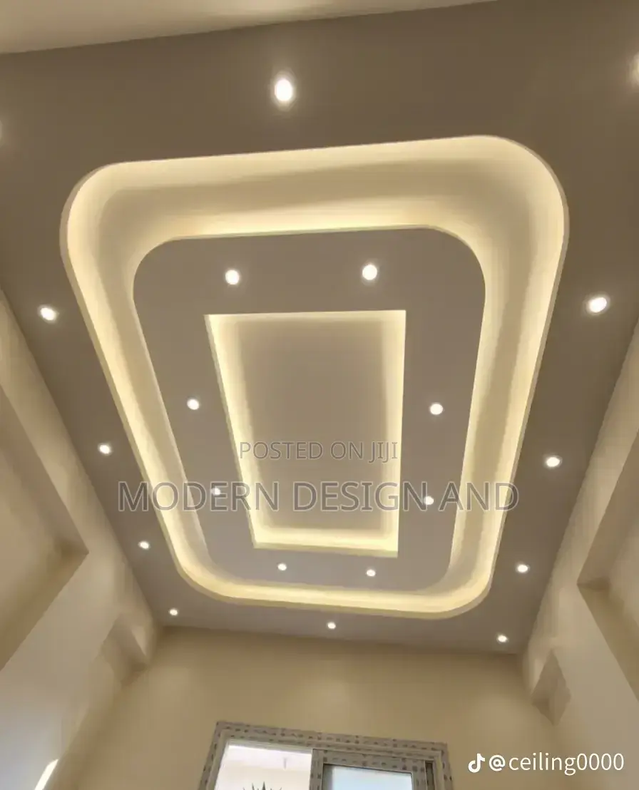 Gypsum Ceiling Design Done in Bugolobi Home