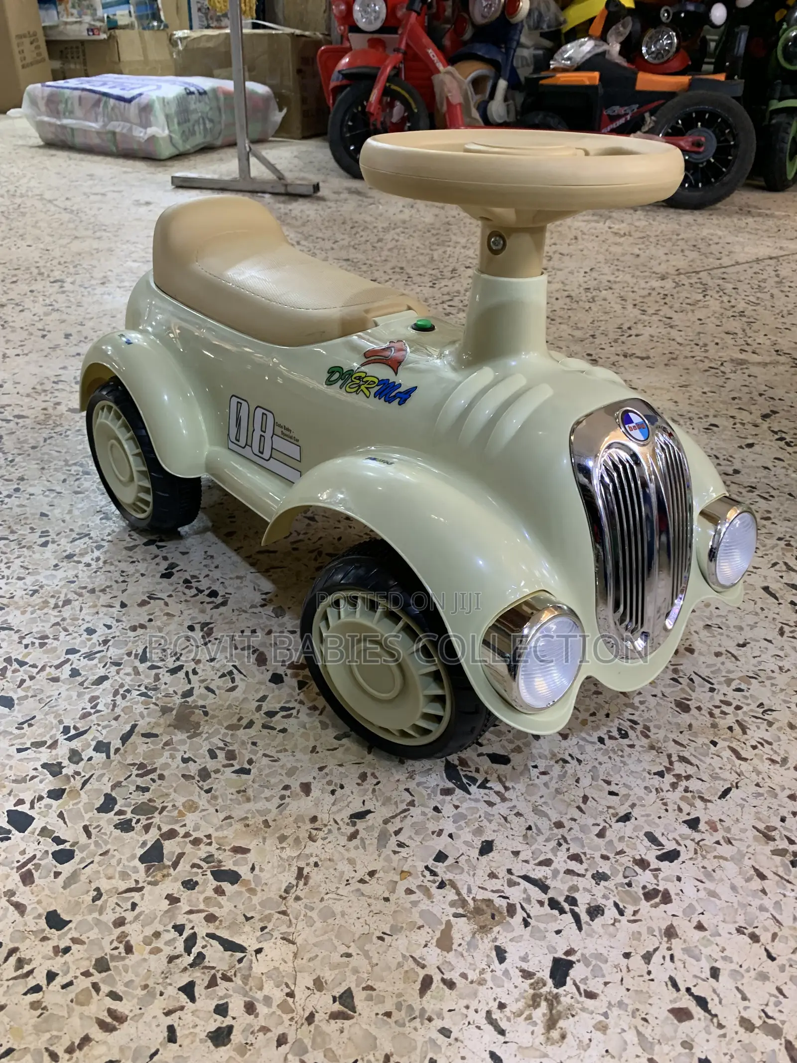 Manual Foot-on-the Floor Toy Car