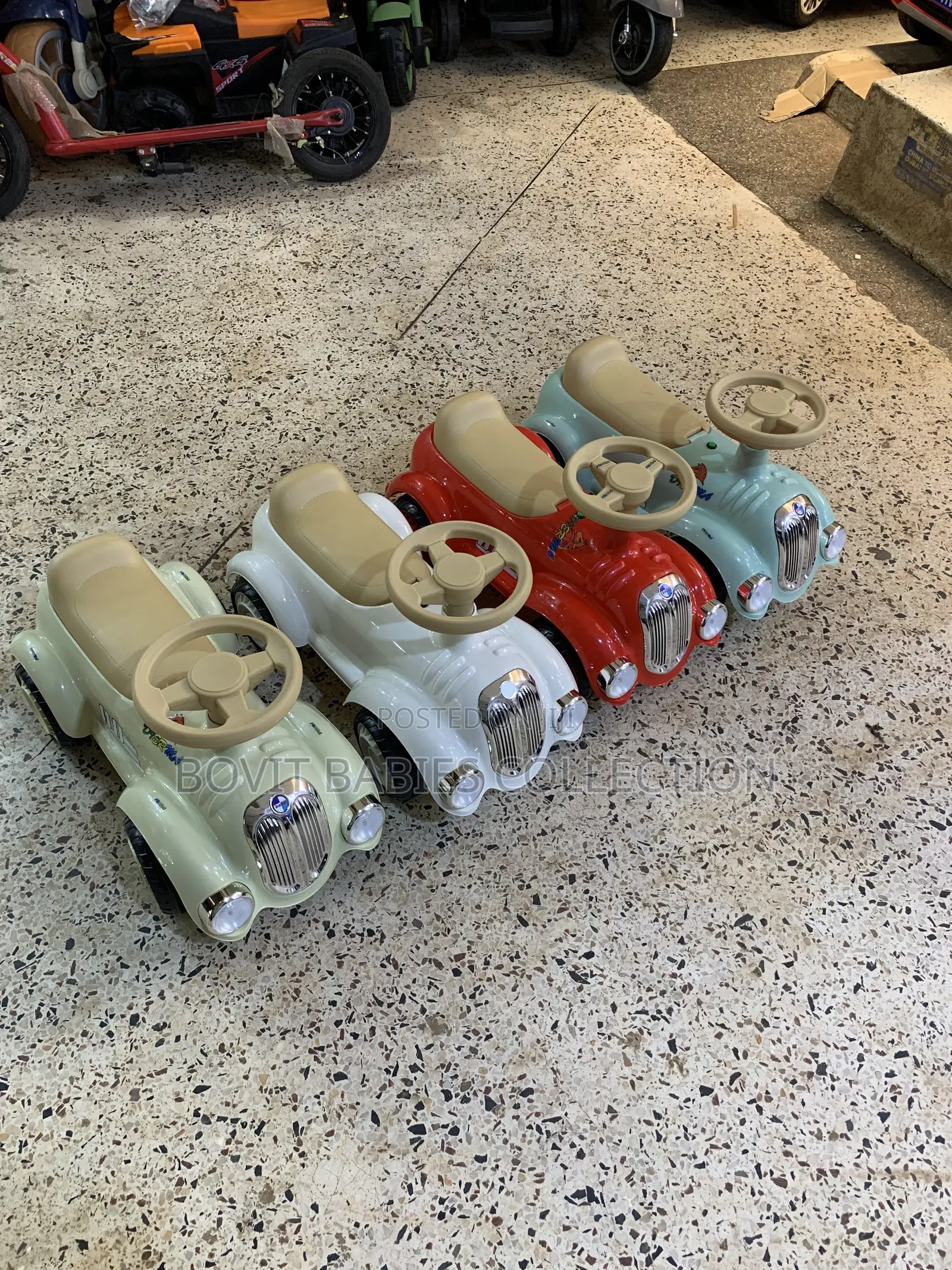 Manual Foot-on-the Floor Toy Car