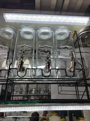 Tripple Glass Juice Dispenser With Stand 8l Each