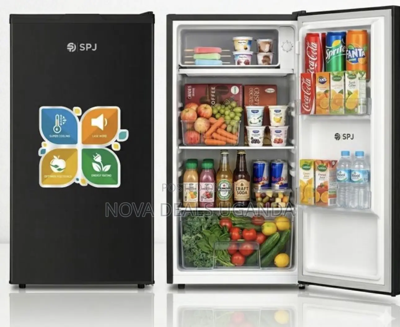 New SPJ 120 Litres Single Door Refridgerator