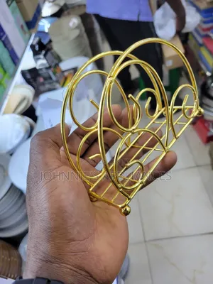 Gold Stainless Steel Napkins or Serviets Holder