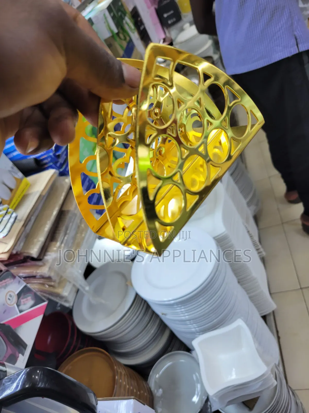 Gold Stainless Steel Napkins or Serviets Holder