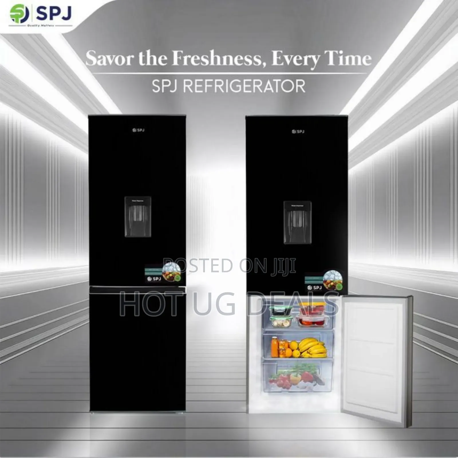 SPJ 429 Litres Double Door Refrigerator