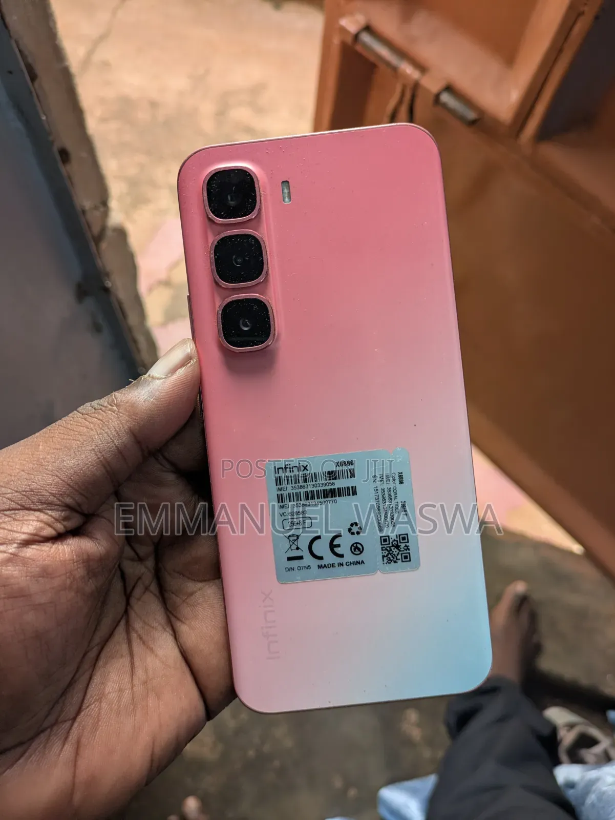 Infinix Hot 60 Pro+ 256 GB Pink