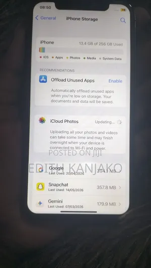 Apple iPhone X 256 GB Black