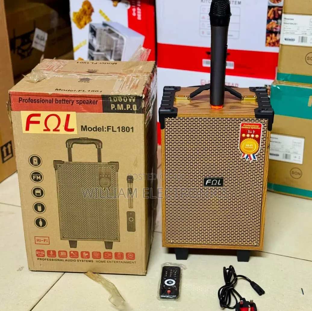 Professional Battery Speaker/Fol Fl1801 Speaker