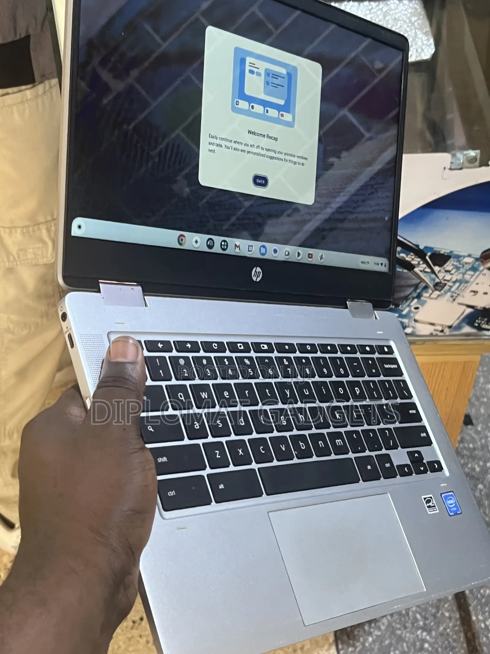 Laptop HP Chromebook X360 8GB Intel Celeron SSD 128GB