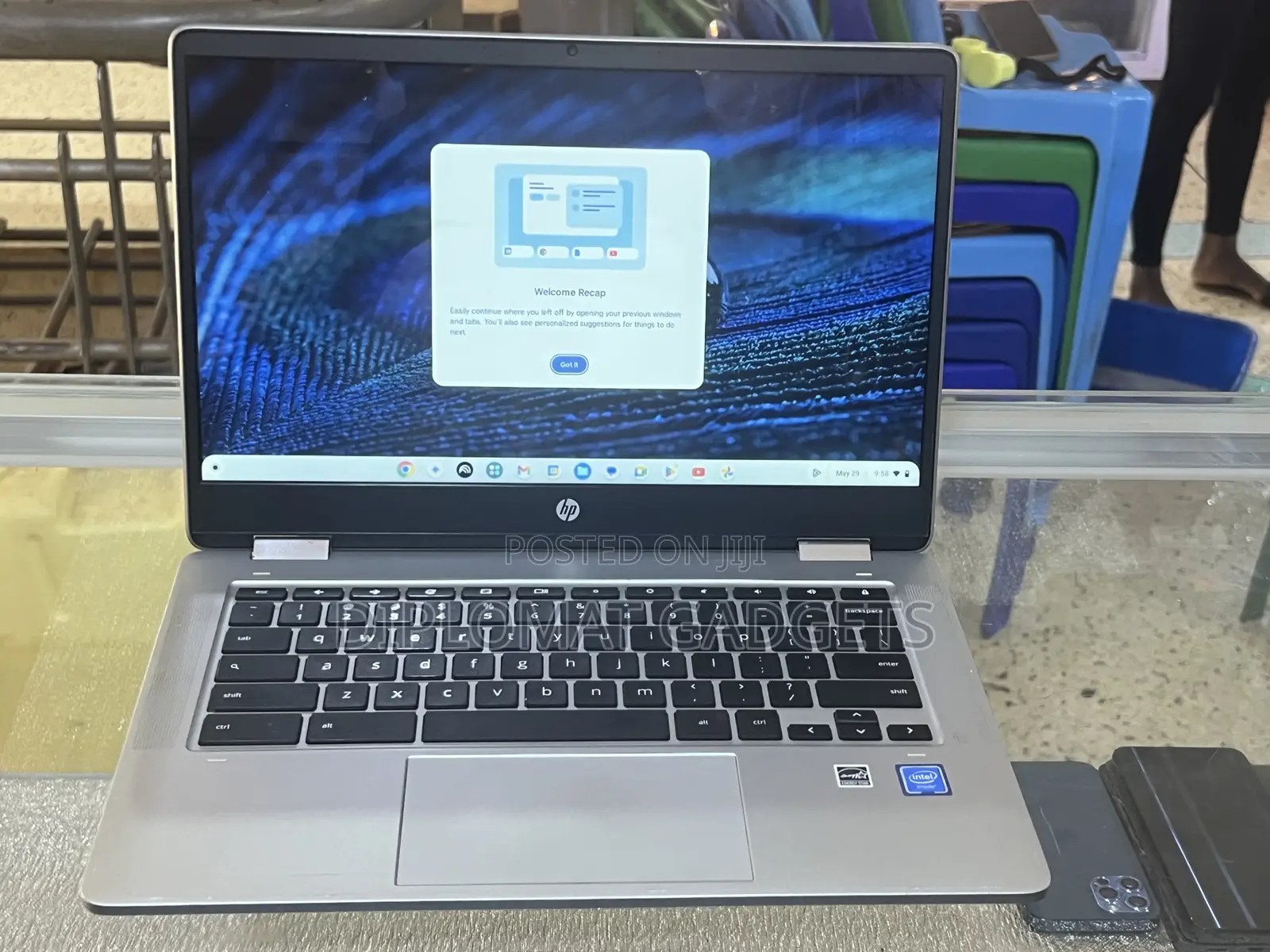 Laptop HP Chromebook X360 8GB Intel Celeron SSD 128GB