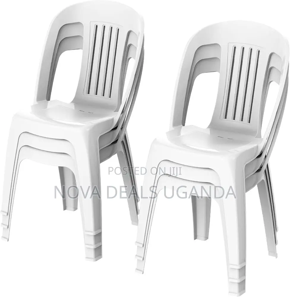 Set of 10 Contessa Church Plastic Chairs With No Armrest Midback Rest