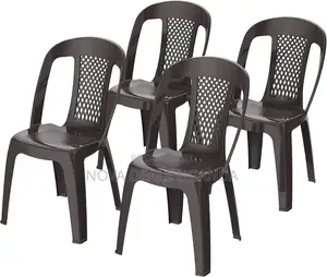 Set of 10 Contessa Church Plastic Chairs With No Armrest Midback Rest
