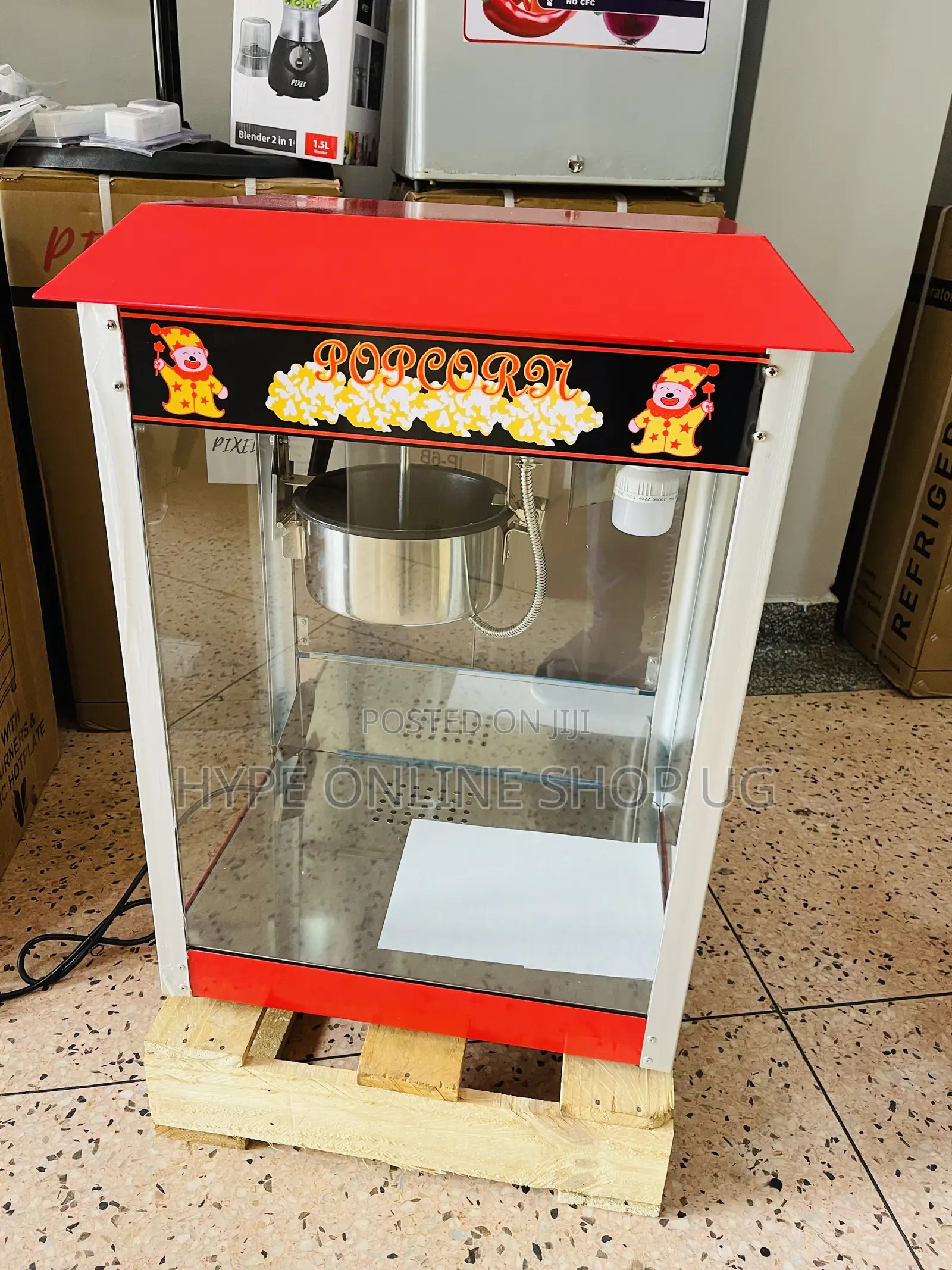 Made in Durable Stainless Steel Popcorn Machine