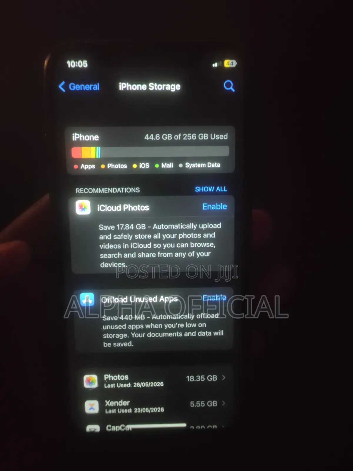 Apple iPhone X 256 GB Black