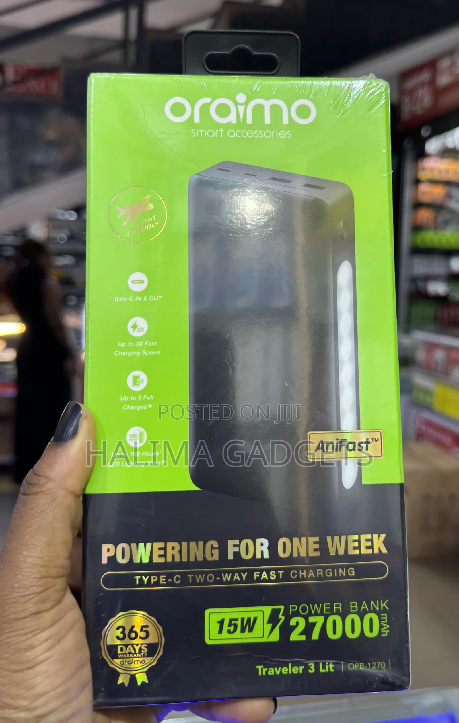 270000 Mah Oramio