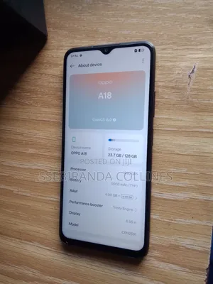Oppo A18 128 GB Black