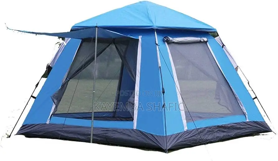 Automatic Pop-Up Family Camping Tent With Sunshade (4-6 Person)