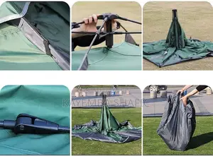 Automatic Pop-Up Family Camping Tent With Sunshade (4-6 Person)