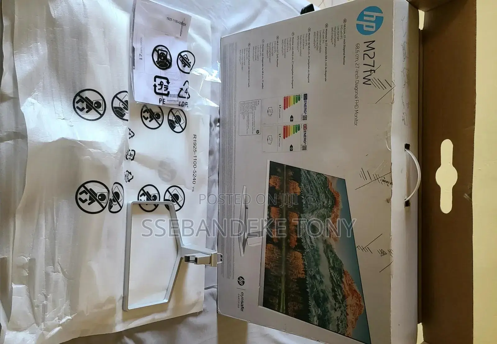 Hp M27fw Monitor Full Work Station Set.